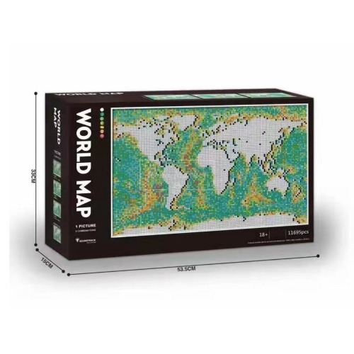 레고 신제품 세계 지도 World Map 전도 액자 프레임 아트 31203 99007 호환 창작 한정판