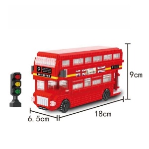 대형나노블럭 크리에이터 영국 런던 이층버스 7813 마이크로 미니블럭