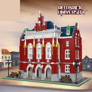 레고 신제품 크리에이터 모듈러 붉은 벽돌 대학 건물 89123