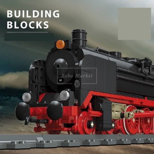레고 신제품 MOC 독일 BR01 증기 기관 열차 시티 59004 호환 창작