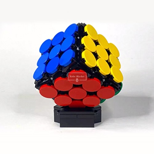 레고 아이디어 호환 신제품 Rubik&#039;s Cube 루빅스 큐브 지능 퍼즐 게임 MOC-91837 창작