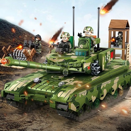 레고 밀리터리 호환 신제품 특수부대 전쟁 99B 주요 전투 탱크 203145 창작
