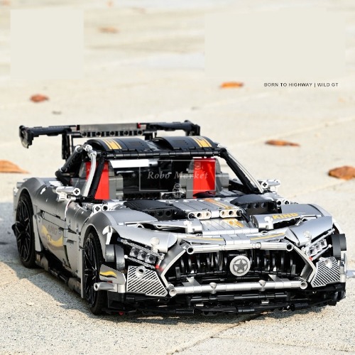 레고 테크닉 호환 메르세데스 벤츠 AMG GT 전기 도금 슈퍼카 13126 신제품 창작