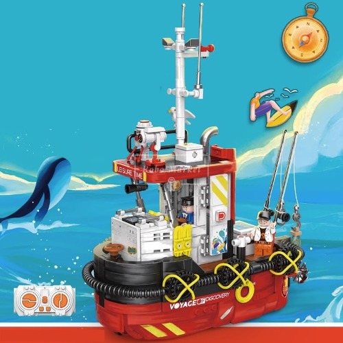 레고 크리에이터 호환 원격제어 에디션 바다 낚시 보트 3909 신제품 창작