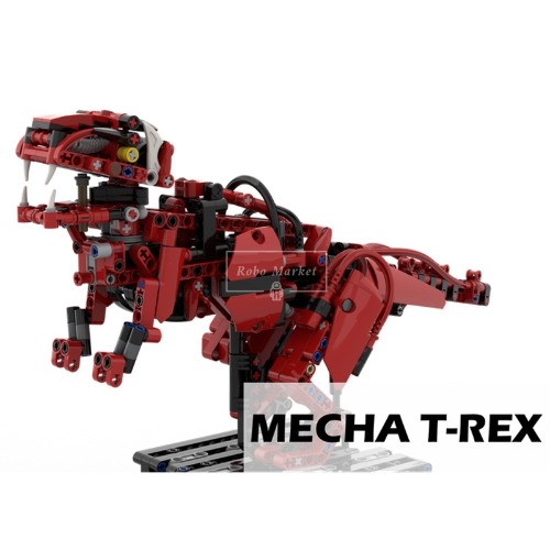레고 테크닉 호환 메가 티라노사우르스 티렉스 Mecha T-Rex 공룡 MOC-55169 신제품 창작