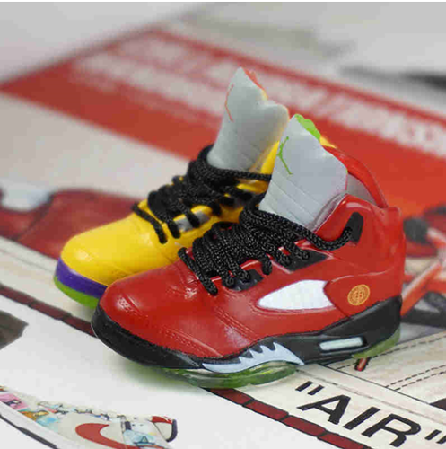 신발 미니어쳐 Nike Air Jordan 5 AJ5 5 mandarin ducks MT-0289