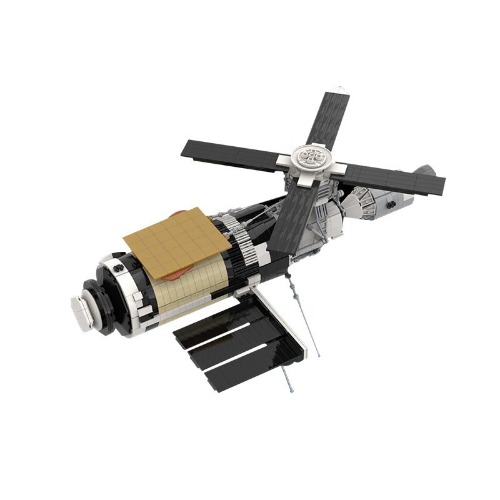 레고 시티 호환 NASA 유인 우주선 우주 실험실 모델  MOC-C9080 신제품 창작